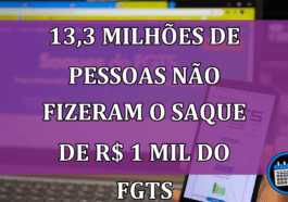 saque de R$ 1 mil do FGTS