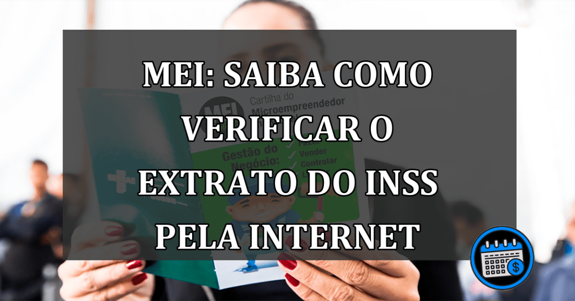 MEI: SAIBA COMO VERIFICAR O EXTRATO DO INSS PELA INTERNET