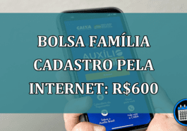 Fazer cadastro pela internet para garantir R$ 600