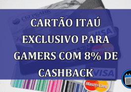 Cartão Itaú exclusivo para gamers entrega 8% de cashback