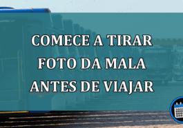 Comece a tirar foto da mala antes de viajar