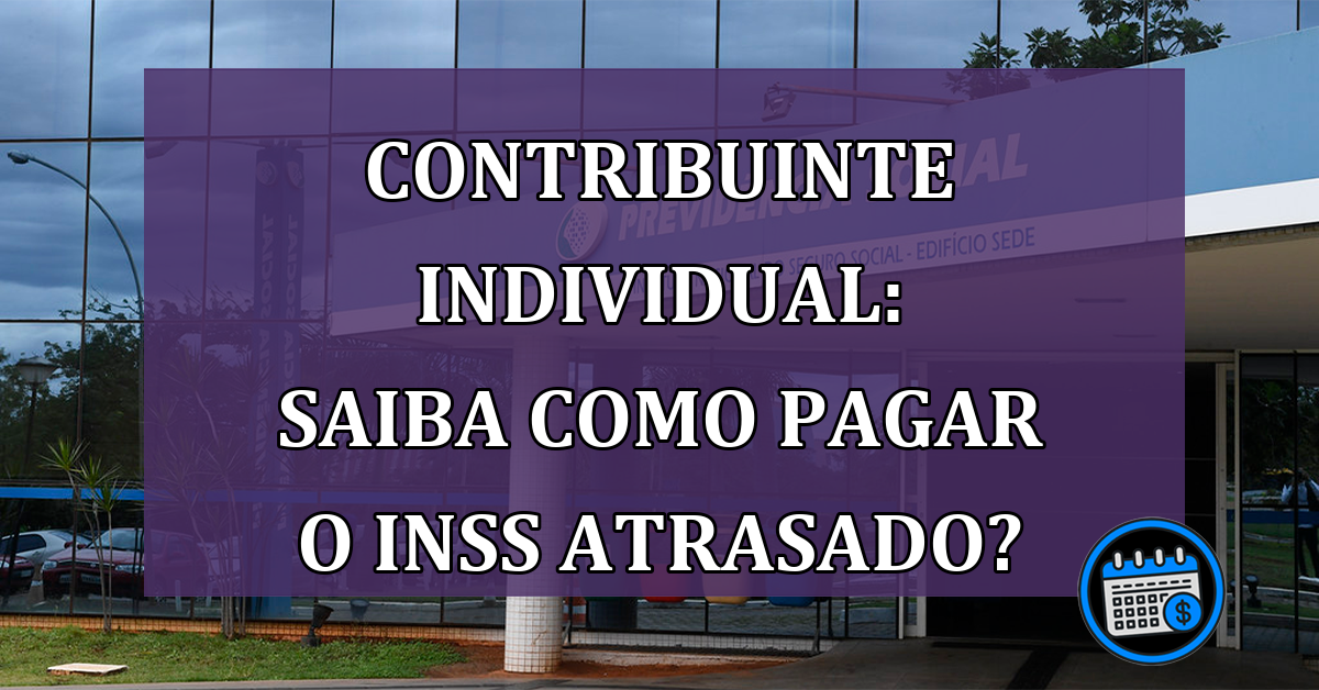 Contribuinte Individual: saiba como pagar o INSS atrasado?