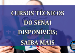 Cursos técnicos do Senai disponíveis