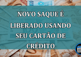 Novo Saque É Liberado Usando Seu Cartão De Crédito.