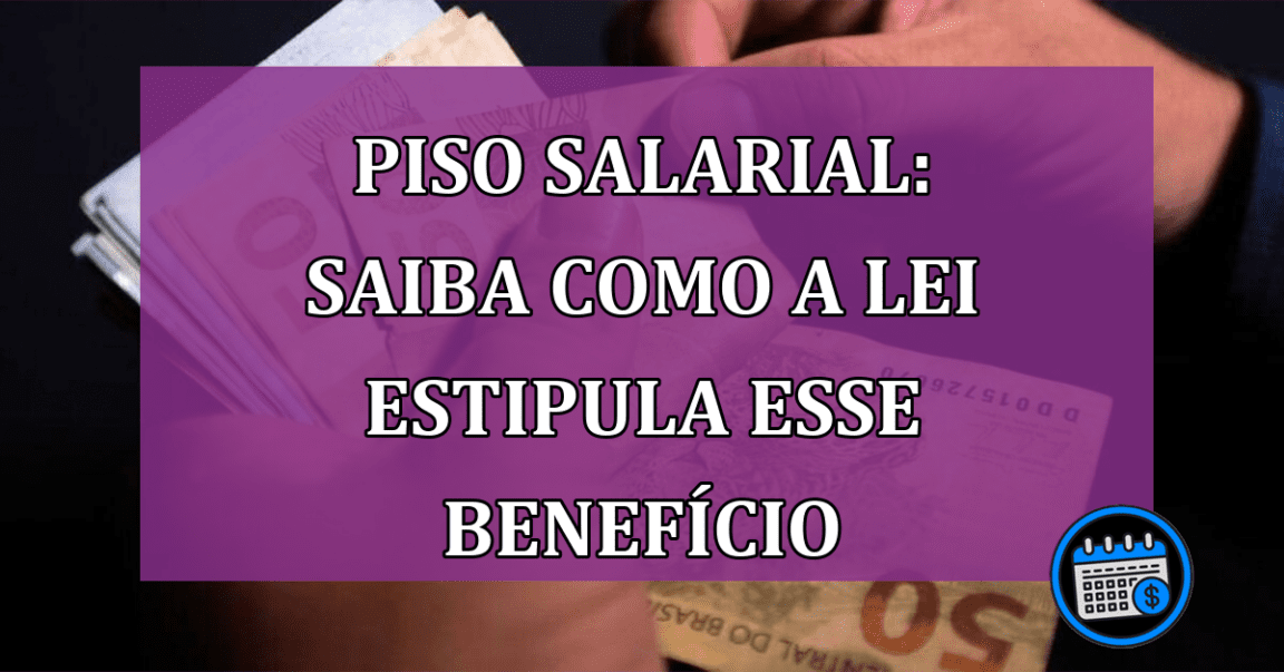 Piso Salarial: saiba como a lei estipula esse benefício