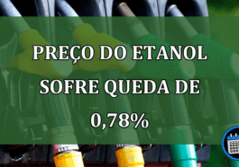 Preco do etanol sofre queda de 0,78%