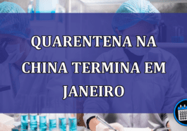 Quarentena na China termina em janeiro