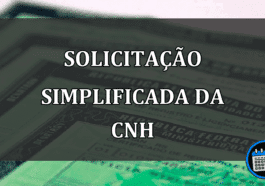 SOLICITAÇÃO simplificada da CNH