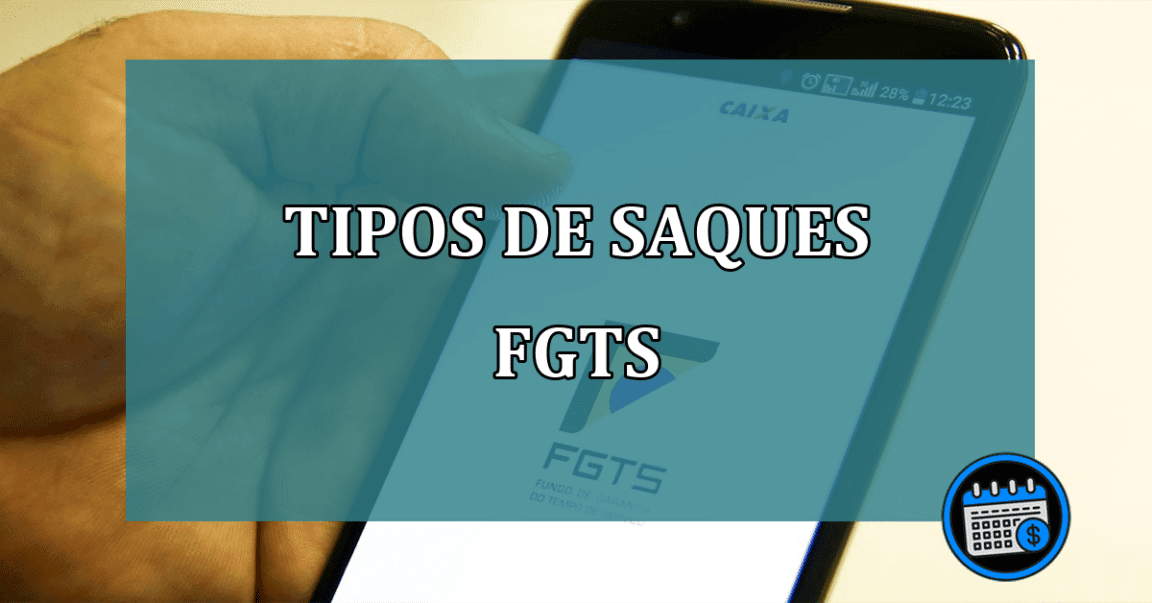 Tipos de saques FGTS