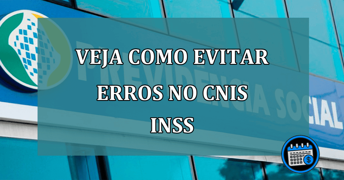 Veja Como Erros No CNIS INSS.