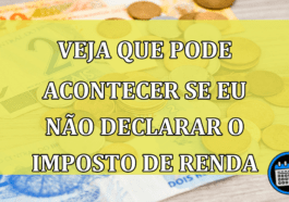 imposto de renda não declarado: possíveis punições