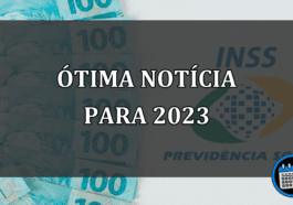 ótima notícia para 2023