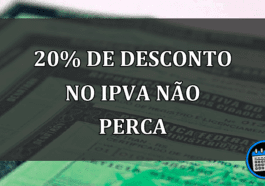 20% de desconto no IPVA NÃO PERCA