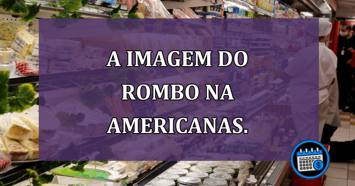 caos americanas prateleiras vazias