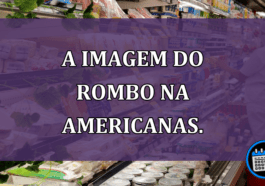 caos americanas prateleiras vazias