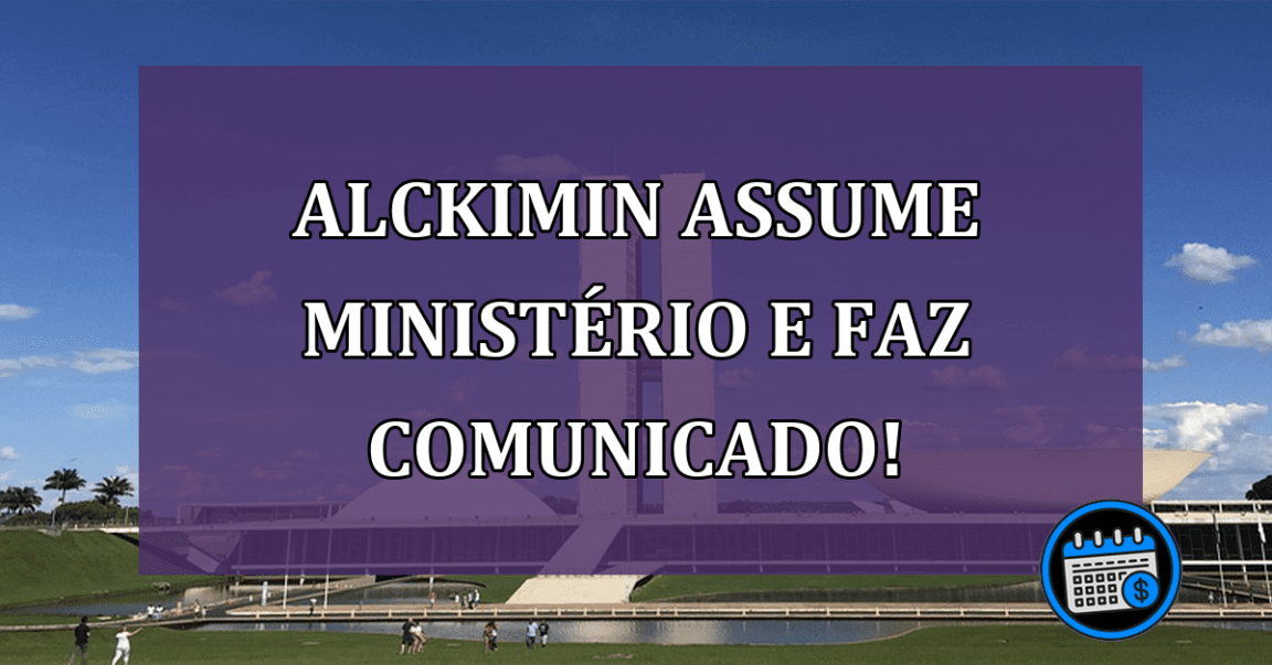 Vice-presidente Geraldo Alckmin assume MDIC e faz comunicado