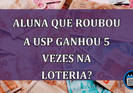 Aluna que roubou a USP já ganhou 5 vezes na loteria?