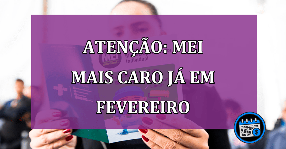 MEI mais caro já em fevereiro