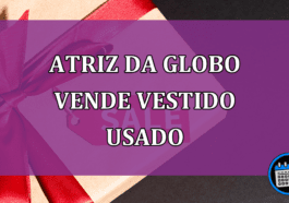 Atriz da Globo vende vestido usado