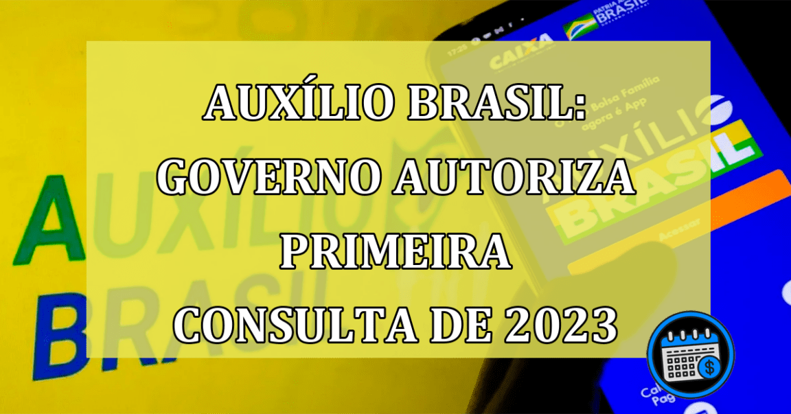 Governo libera primeira consulta Auxílio Brasil 2023