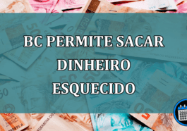 BC permite sacar dinheiro esquecido