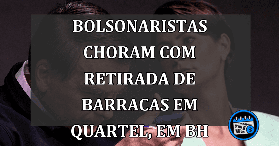 Bolsonaristas Choram Durante Retirada De Barracas Em Quartel Do Exército.