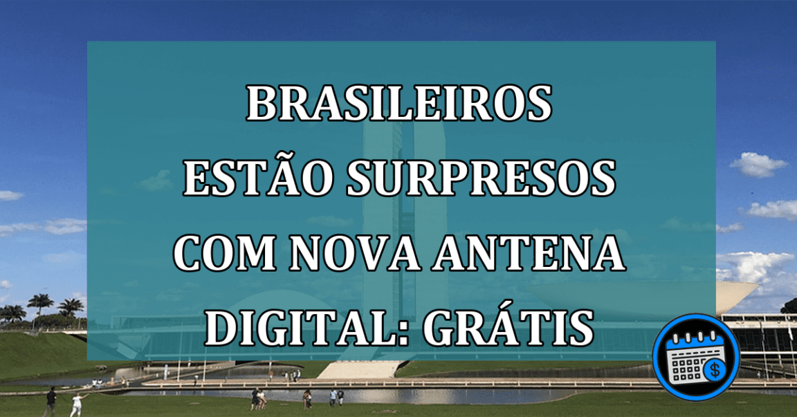 Antena digital gratuita para brasileiros