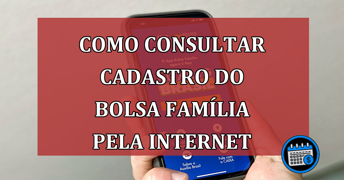 Como consultar cadastro do Bolsa Familia pela internet