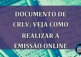 Documento de CRLV; veja como realizar a emissão online