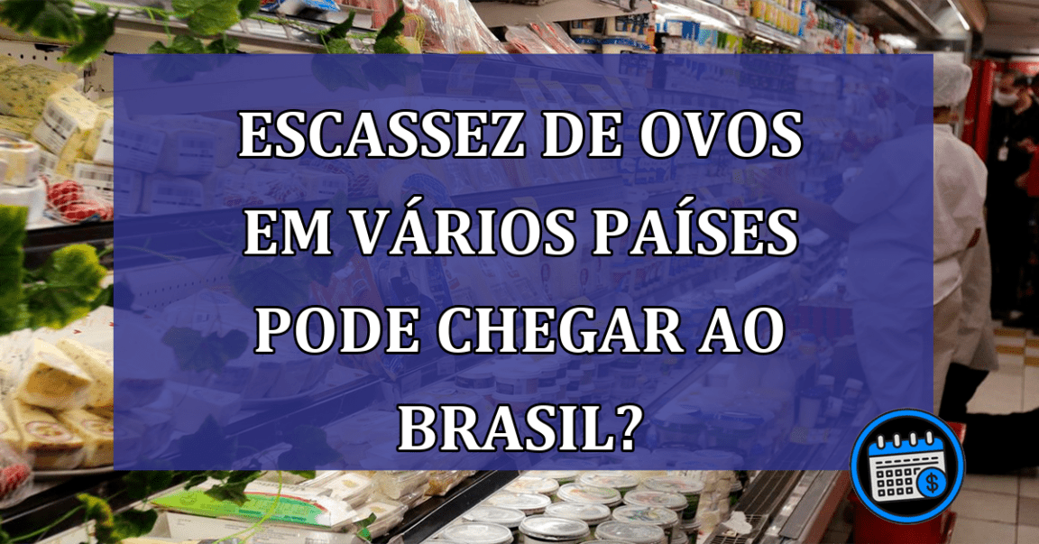 Por que faltam ovos em Portugal, EUA e Reino Unido?