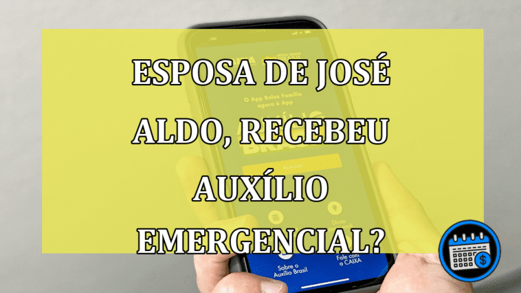 Esposa de José Aldo, recebeu auxílio emergencial?