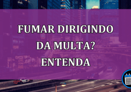 Fumar dirigindo da multa? Entenda