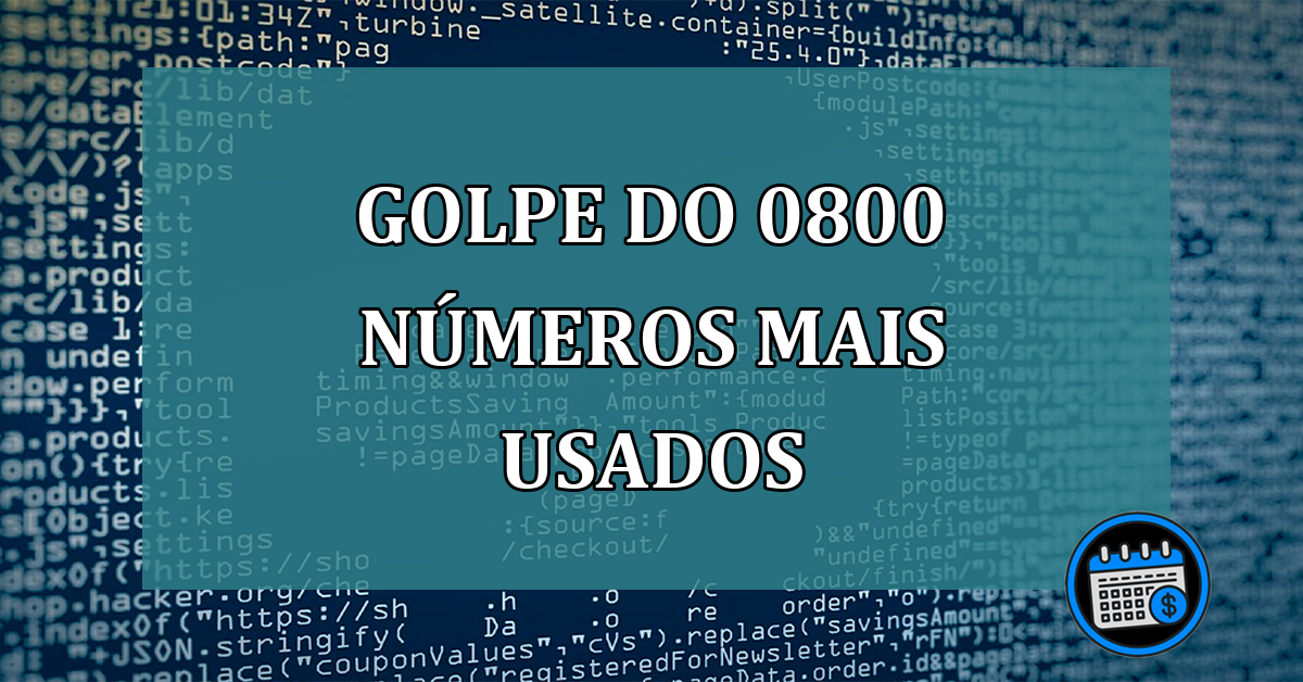 Golpe do 0800 numeros mais usados
