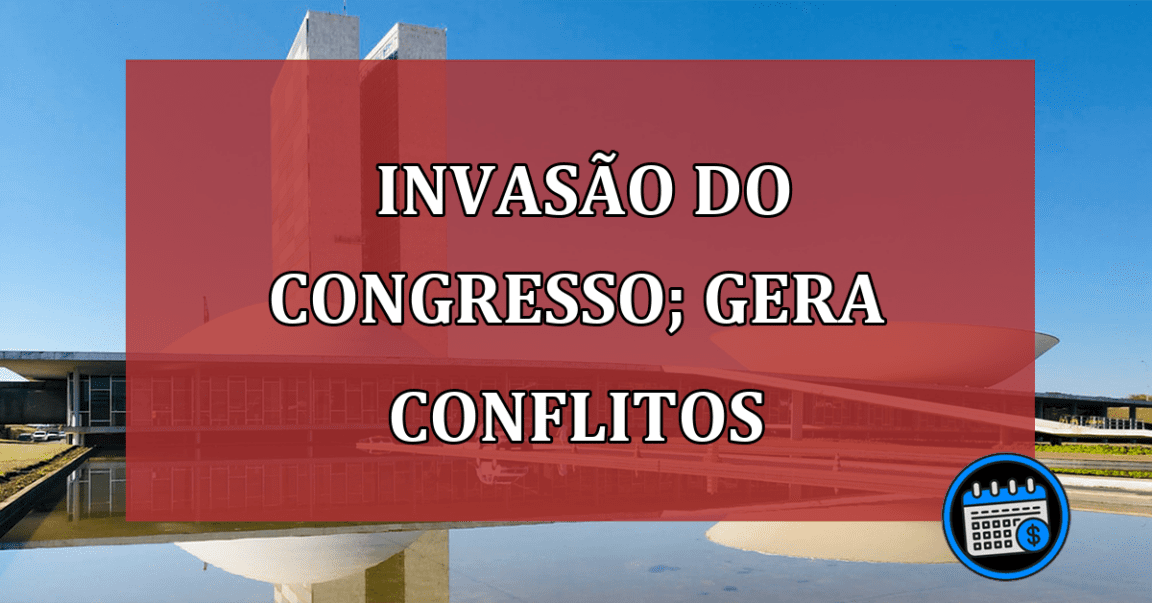 Confronto entre Polícia e bolsonaristas após invasão do Congresso