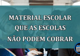 Material escolar que as escolas nao podem cobrar