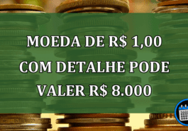 Moeda de R$ 1,00 com detalhe pode valer até R$ 8.000: veja