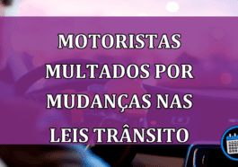 Motoristas multados por mudancas nas leis transito