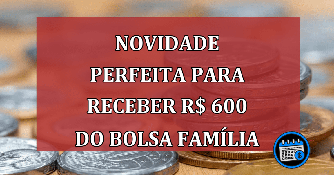 NOVIDADE PERFEITA para receber R$ 600 do Bolsa Família