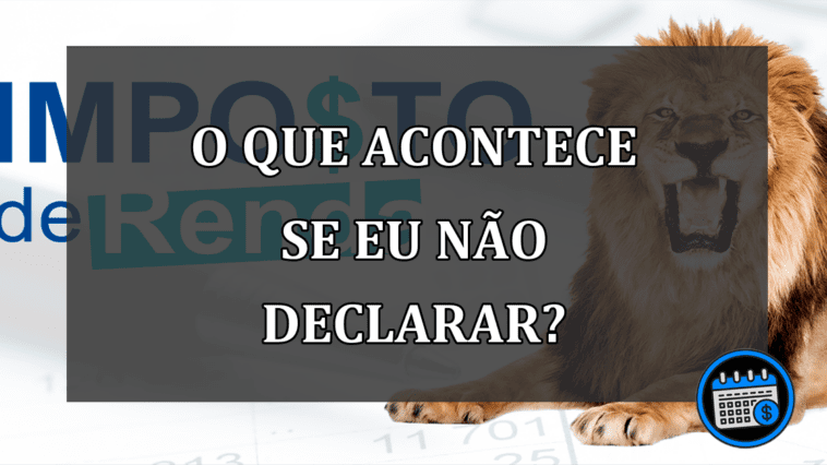 O que acontece se eu não declarar o Imposto de Renda?