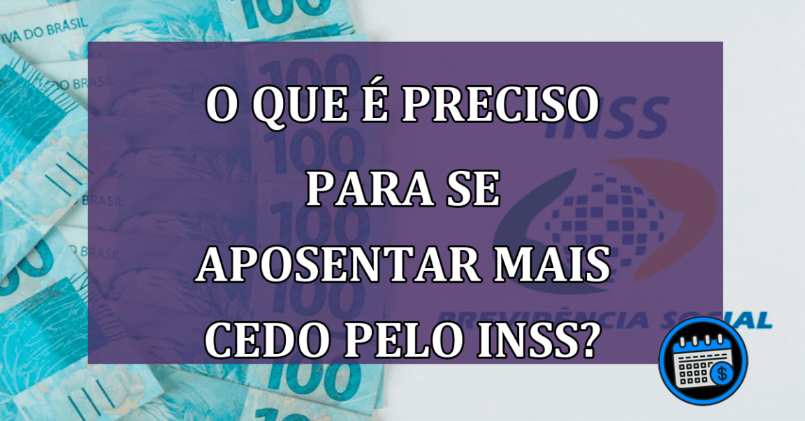 Como se aposentar mais cedo pelo INSS?