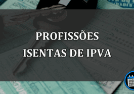 PROFISSÕES ISENTAS DE IPVA