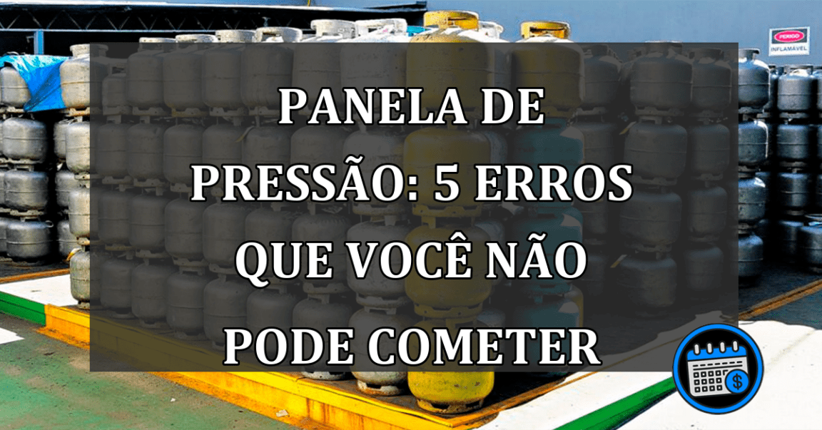 Panela de Pressao 5 erros que voce não pode cometer