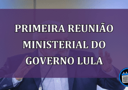 Primeira reuniao ministerial do governo Lula