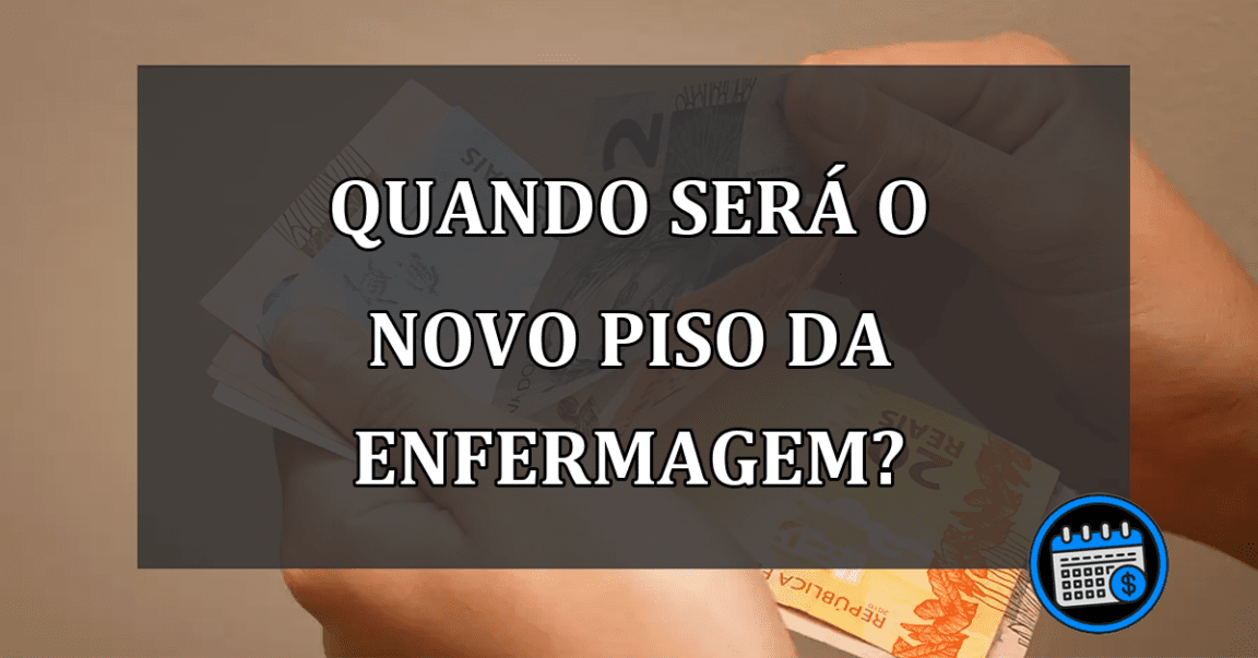 QUANDO SERÁ O NOVO PISO DA ENFERMAGEM?