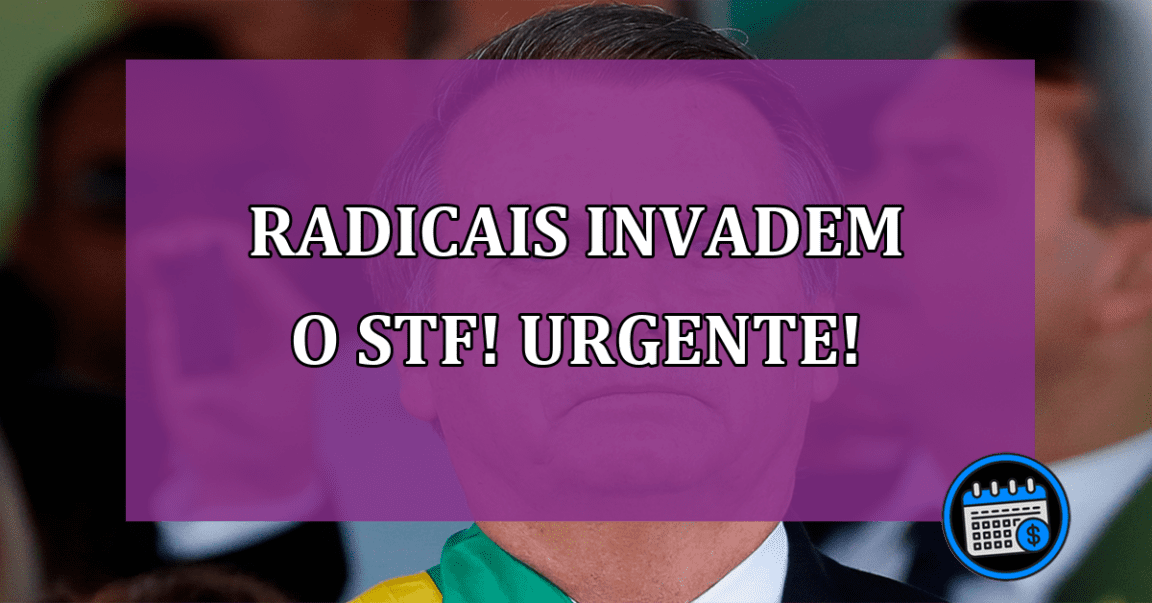 Radicais invadem o STF! URGENTE!