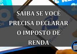 Saiba se VOCÊ precisa DECLARAR o Imposto de Renda