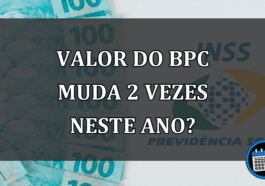 O valor do BPC muda 2 vezes neste ano?