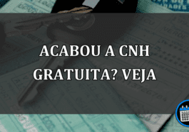 acabou a cnh gratuita? veja