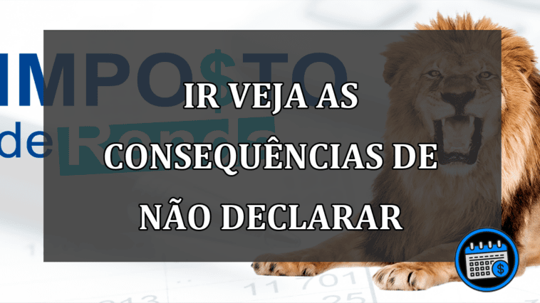 ir veja as consequências de não declarar