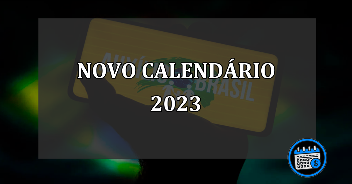 novo calendário 2023